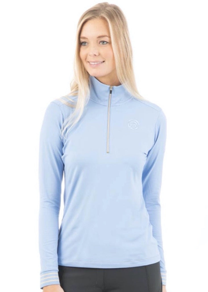 ANKY Long Sleeve Polo with Logo Back