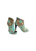 Zeyzani Turquoise Ankle Boot Final Sale