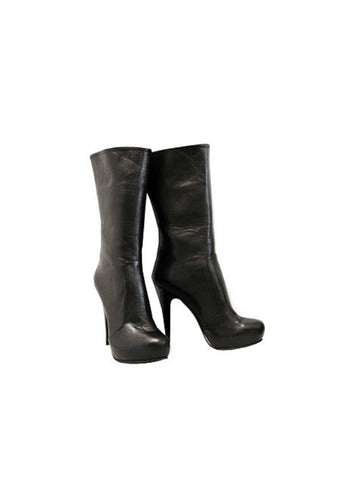 Zeyzani Mid Calf Stiletto Boot Final Sale