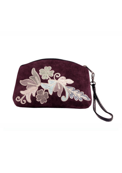 Zeyzani Suede Clutch