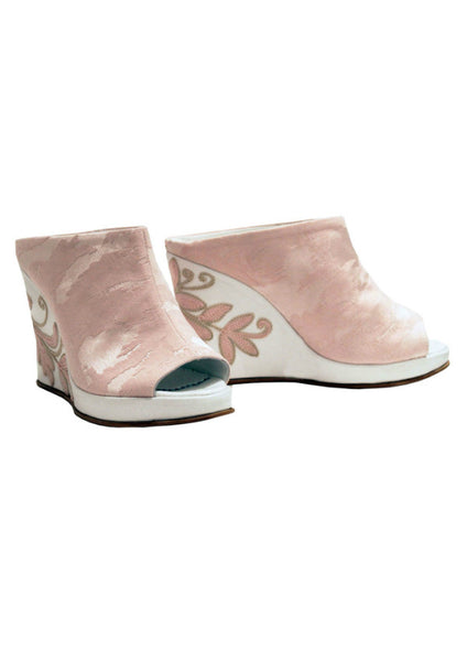 Zeyzani Pink Wedge - Slip On Final Sale