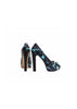 Zeyzani Turquoise Python Pump Final Sale