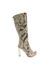 Zeyzani Rose Gold Chunky Heel Boot