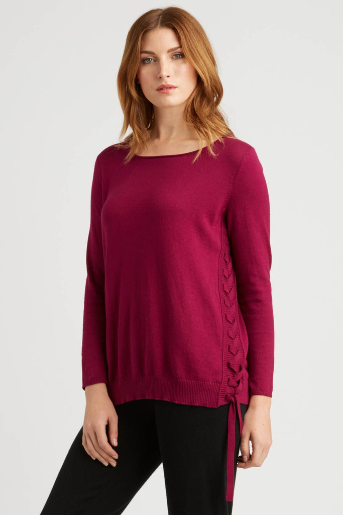 Indigenous Side Lace Up Pullover