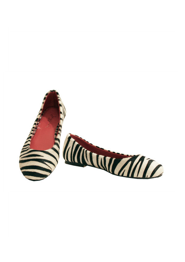 Zeyzani Calf Hair Zebra Babette